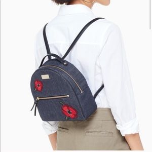 Kate Spade GROVE STREET DENIM POPPY SAMMI BACKPACK